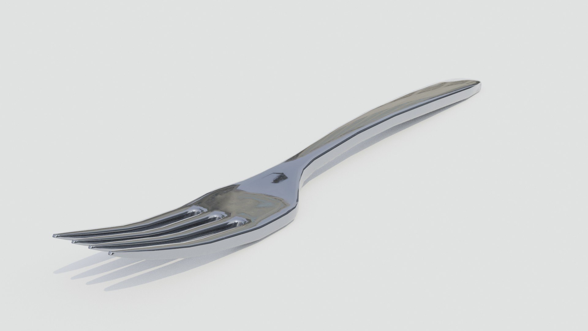 Stainles Steel Fork Model - Turbosquid 1877241