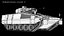 3D model ifv tank merkava