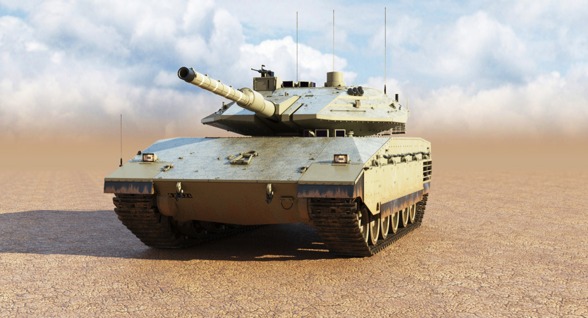 3D model ifv tank merkava - TurboSquid 1679610