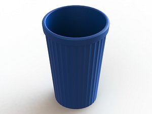 3D Faceted Plastic Mug