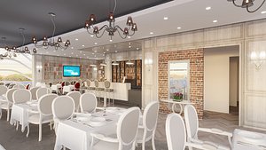 Second Floor Lounge 02 3D model