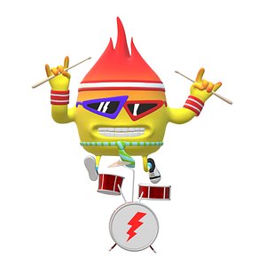 Drummer character model