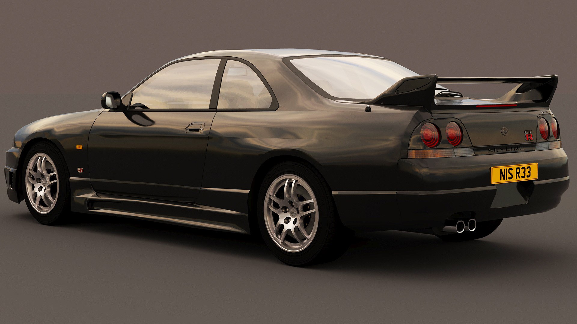 3D Nissan Skyline R33 Gt-r V-spec 1997 Model - TurboSquid 2217153