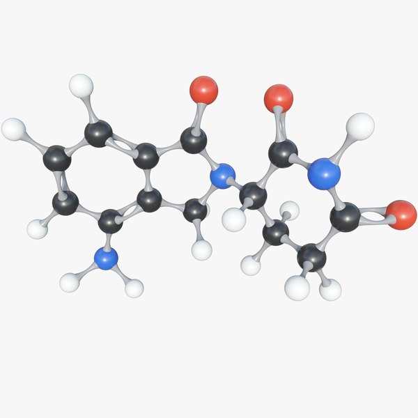 Lenalidomide Molecule With PBR 4K 8K 3D model