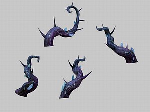 3D witch chalet - plant model