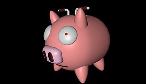 Pig With Crown - Download Free 3D model by BBonLLo (@BBonLLo