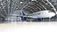 Hangar détaillé avec avions