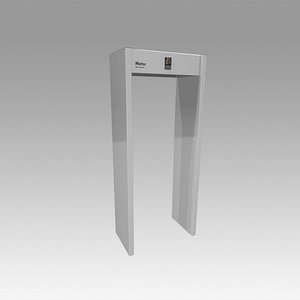 3D metal detector model
