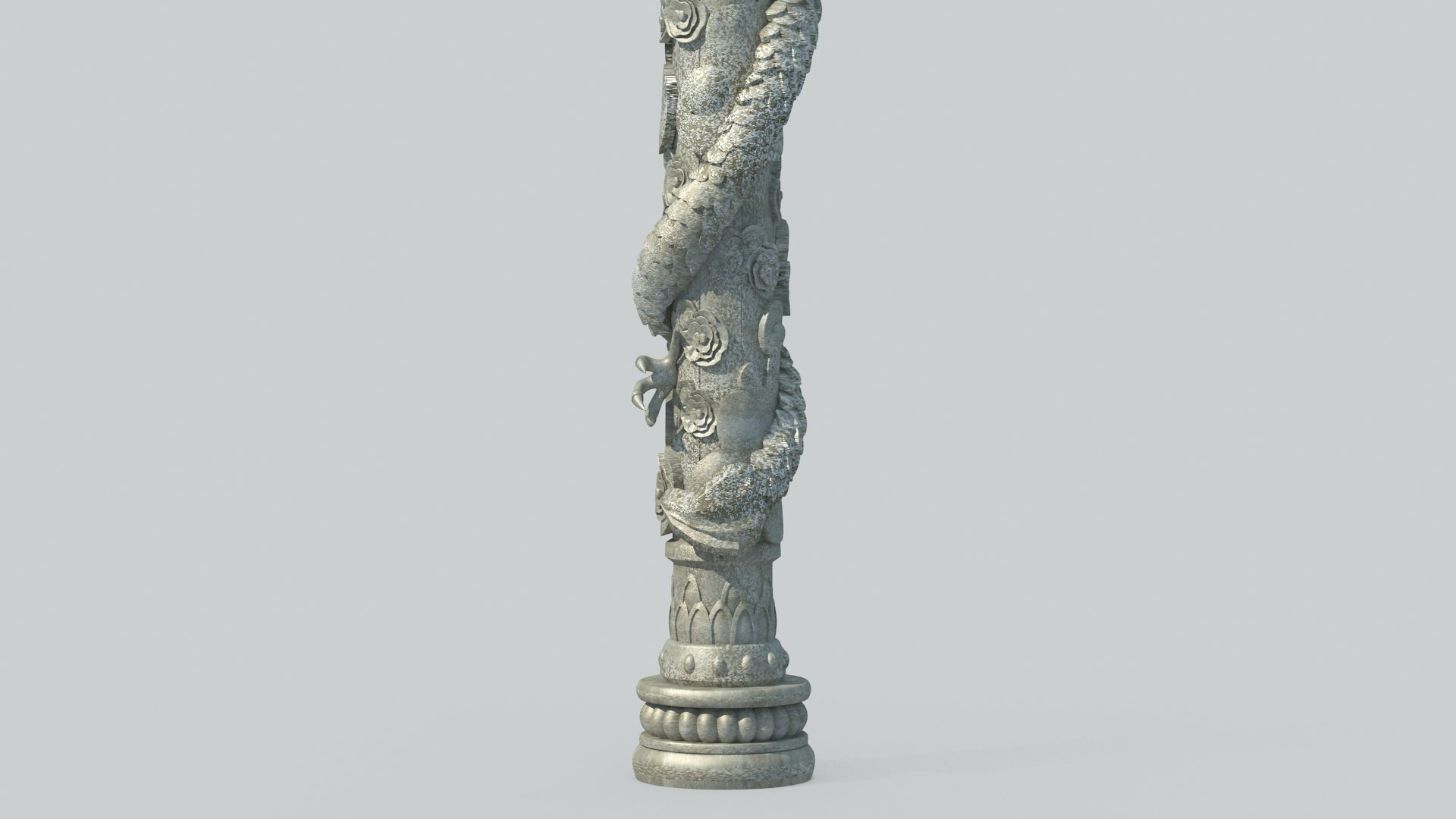 Chinese Dragon Pillar 3D Model - TurboSquid 1590418