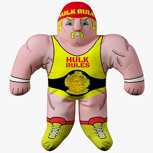 hulk hogan toy 3D model
