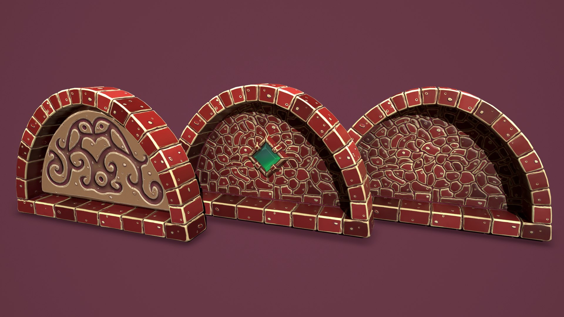 Fantasy Stone Window 2 3D Model - TurboSquid 1716740