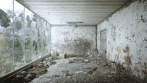 3D model chernobyl abandoned room