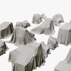 Furniture Cover Collection 3D model