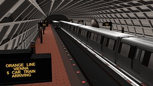 washington d c metro 3d obj