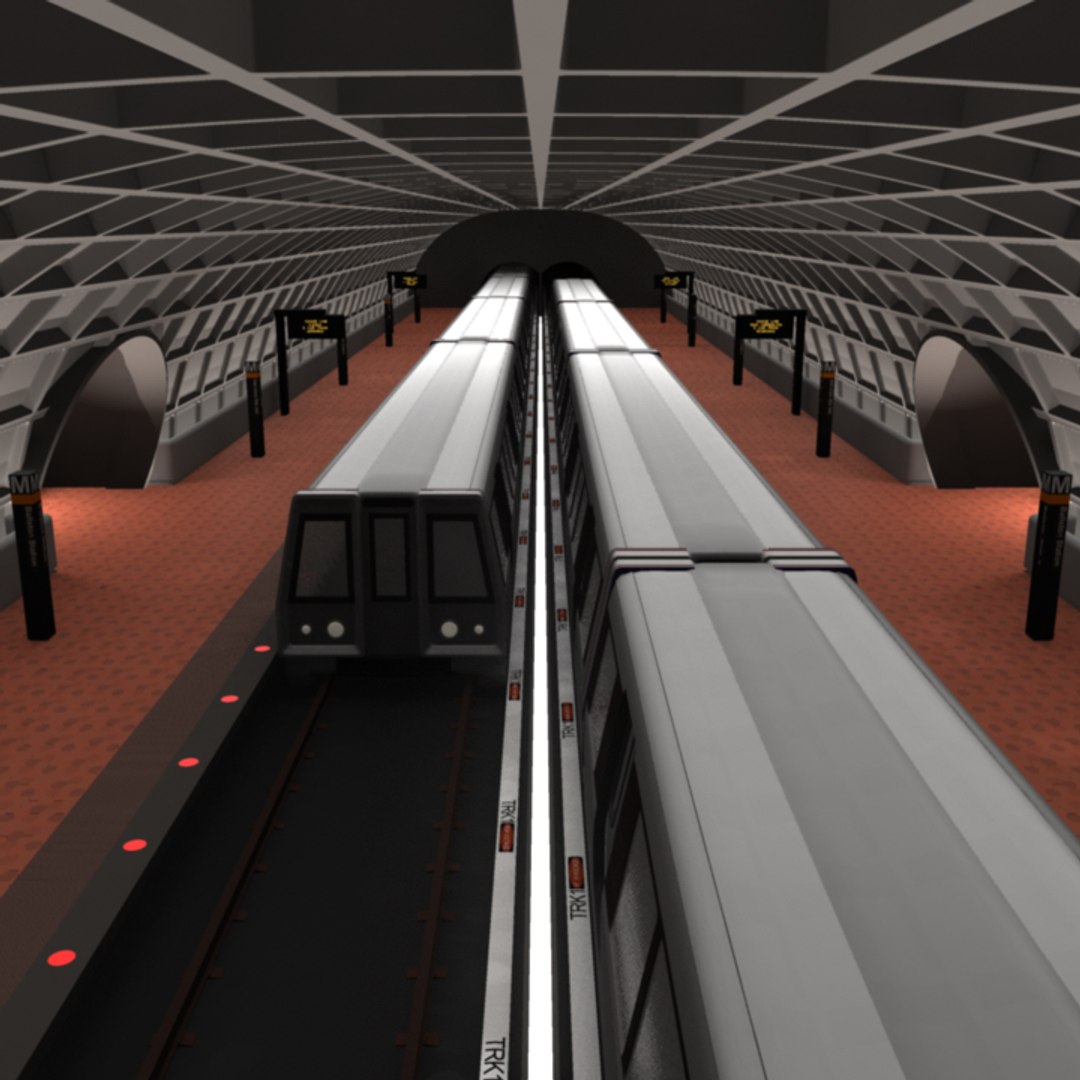 Washington D C Metro 3d Obj