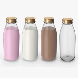3D model Milk Bottles