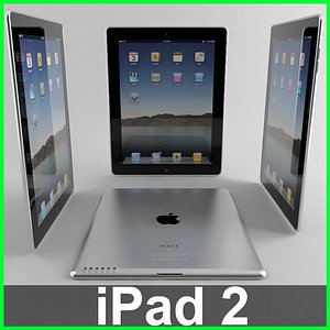 apple pad 2 3d max