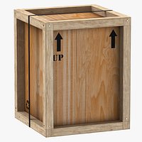 Cargo Wooden Crate 01