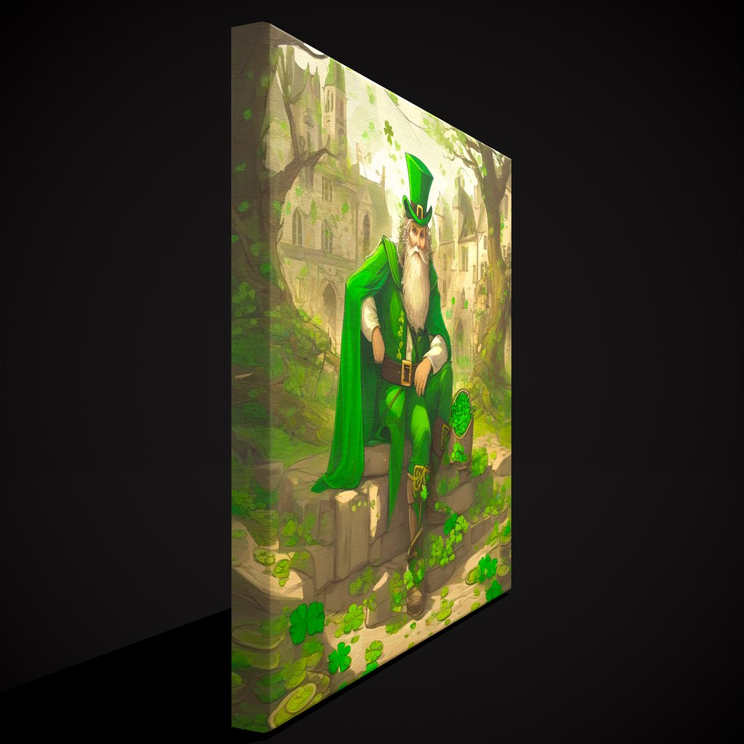 3D St Pattys Painting Three Model - TurboSquid 2197120