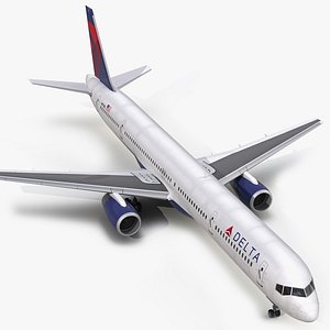 Boeing 757-300 Delta Air Lines 3D Model