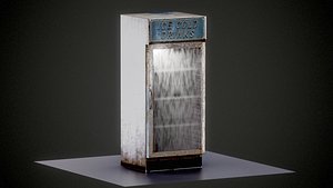 Old Fridge Low Poly