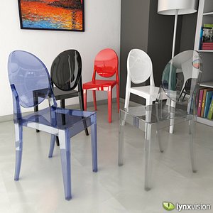 3d victoria ghost chair model