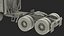 2025 Semi Truck Blue 3D model