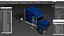 2025 Semi Truck Blue 3D model