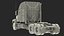 2025 Semi Truck Blue 3D model