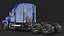 2025 Semi Truck Blue 3D model