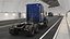 2025 Semi Truck Blue 3D model