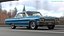 3D Chevrolet Impala 1964 Classic Coupe Blue model