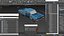 3D Chevrolet Impala 1964 Classic Coupe Blue model