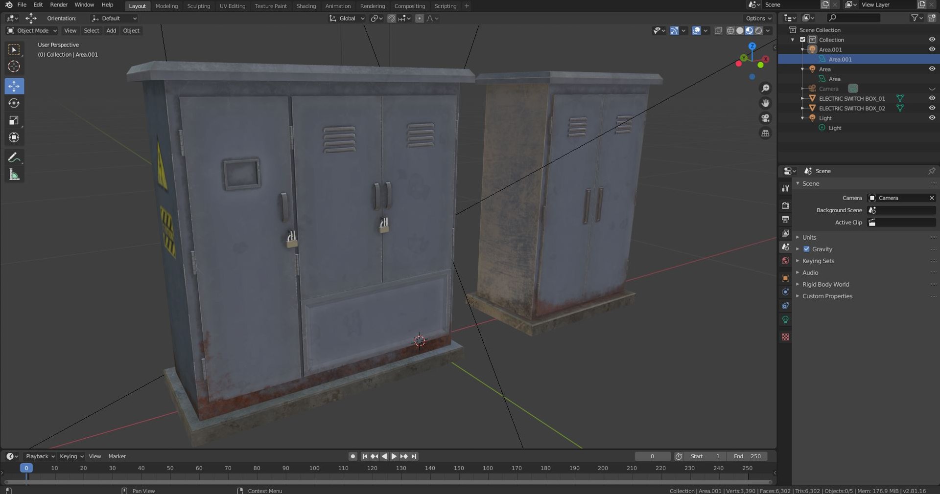 3D Electric Switch Box Model - TurboSquid 1557558