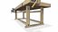 Old Wooden Workbench Low-poly PBR