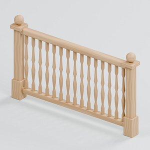 Traditional Turned Timber Balustrade with Newel Posts
