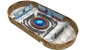 3D nato stage decor