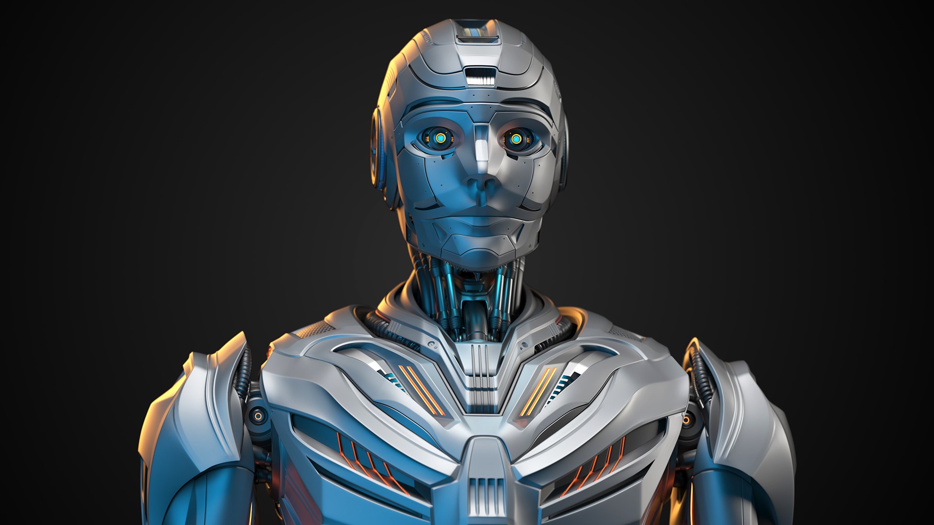 3D FUTURISTIC ROBOT MAN 3 - Rigged - TurboSquid 1923630