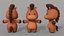 Rigged Cartoon Horse 3D model