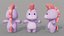 Rigged Cartoon Horse 3D model