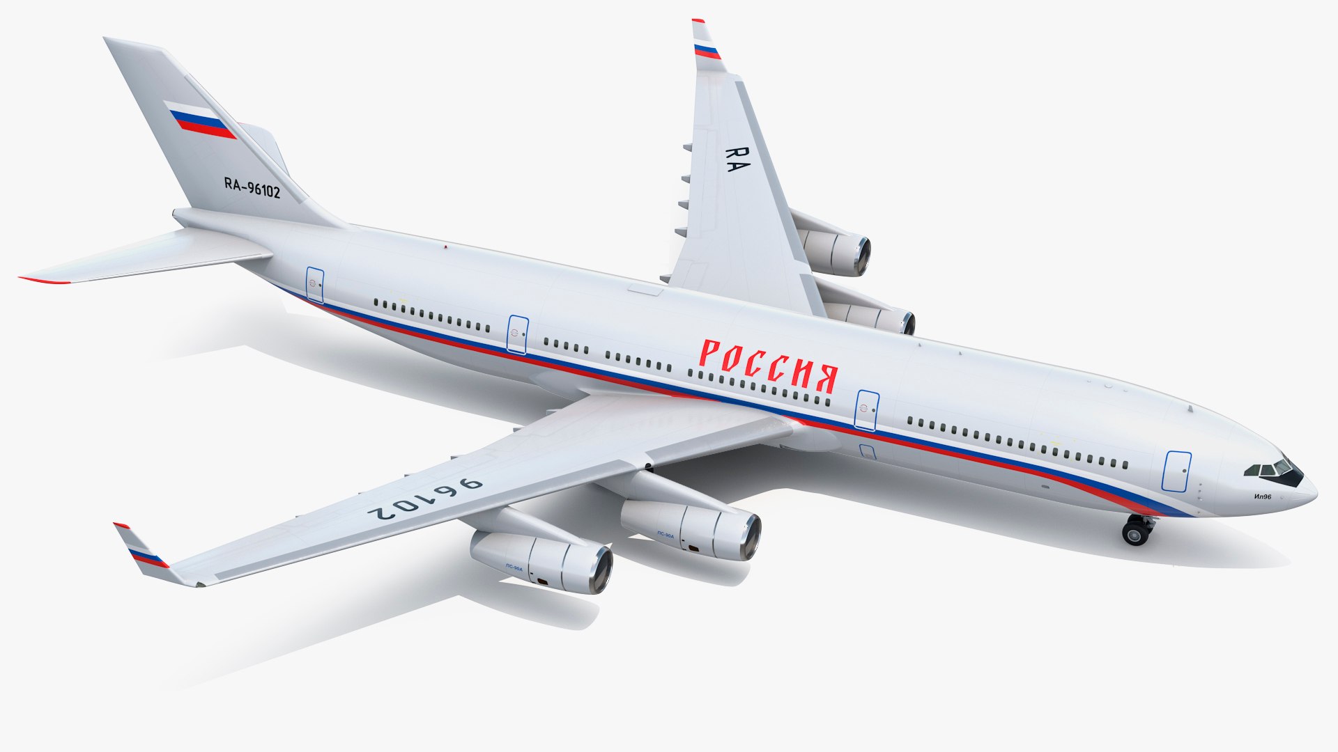 3D Airplane IL-96-400 Rossya Airlines Rigged model https://p.turbosquid.com/ts-thumb/bP/BeupX1/VW/airplaneil96400rossyaairlinesriggedc4dmodel008/jpg/1666721772/1920x1080/fit_q87/971644ef0910ef741bca260420178f9ccbaead92/airplaneil96400rossyaairlinesriggedc4dmodel008.jpg