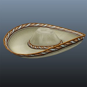 3d sombrero hat model