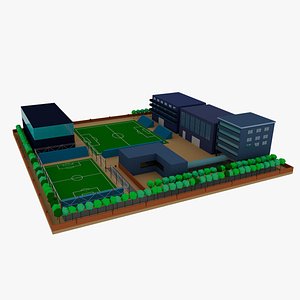 3D School Diorama