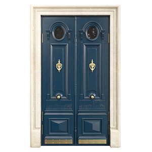 3D Entrance classic door 100