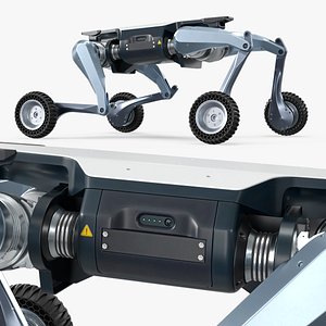 Lynx Multi Terrain Robot Dynamic Descent Pose 3D