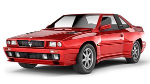 3D Maserati Shamal 1990 model