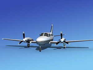 3d scale cessna 425 conquest model