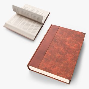 Hardcover Book Rigged For Maya