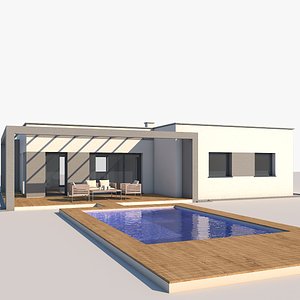 contemporary house 3D