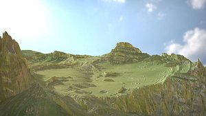 3D Heros Field Landscape Environment